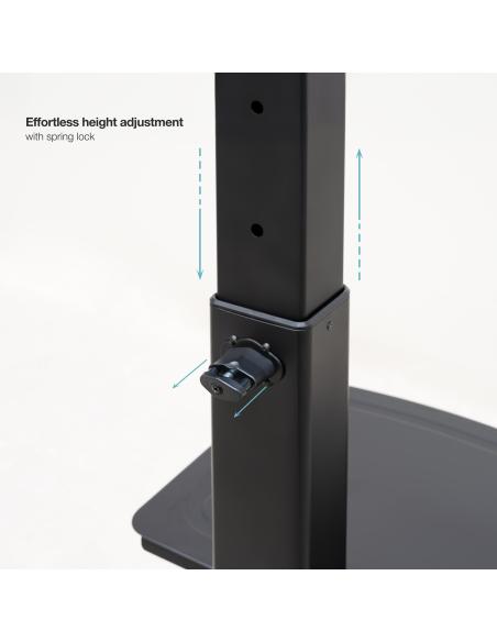 SOPORTE SUELO MINOS 37-70 ROTACION 90° TOOQ FS2284M-B