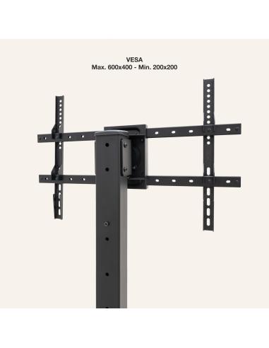 SOPORTE SUELO MINOS 37-70 ROTACION 90° TOOQ FS2284M-B