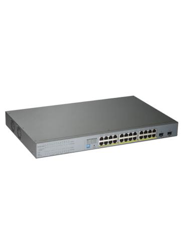 Zyxel gs1300-26hp switch 24xgb poe 2xsfp 250w