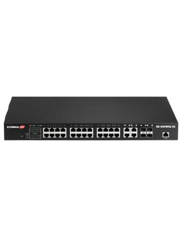 Edimax pro gs-5424plc v2 switch 24xgb poe+ 4xsfp