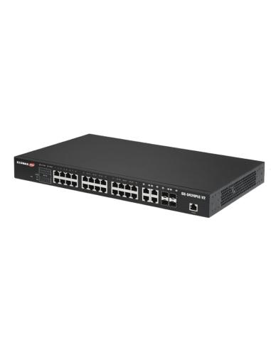 Edimax pro gs-5424plc v2 switch 24xgb poe+ 4xsfp