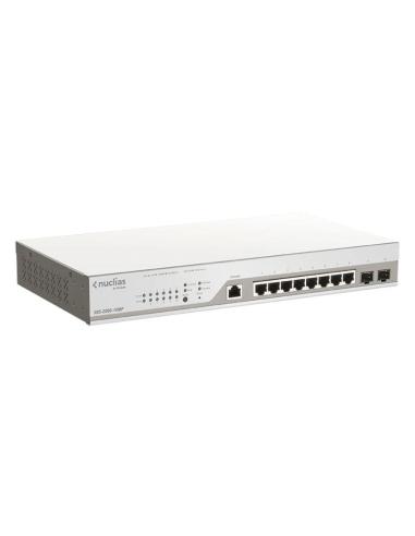 D-link dbs-2000-10mp/e 10xgb poe+ switch 2xsfp 1y