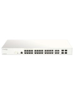 D-link dbs-2000-28p/e 28xgb poe+ switch 193w 1y
