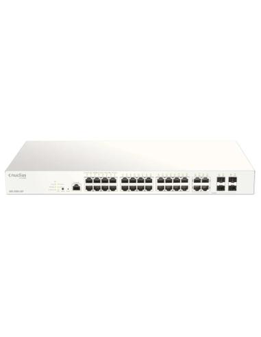 D-link dbs-2000-28p/e 28xgb poe+ switch 193w 1y