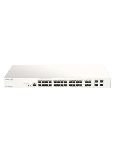 D-link dbs-2000-28mp/e 28xgb poe+ switch 370w 1y