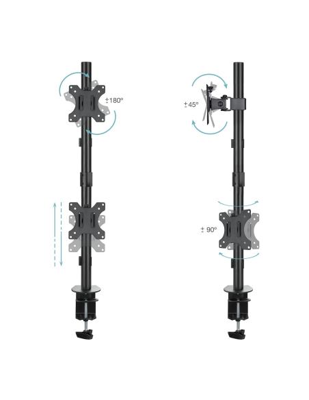 SOPORTE MESA PANT. GIRA INCLI 2 BRAZOS 13-32 VERTI TOOQ DB1233TNV-B