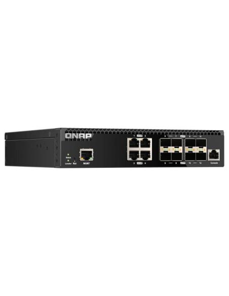 Qnap qsw-m3212r-8s4t switch 8x10gbe sfp+ 4x10gbe