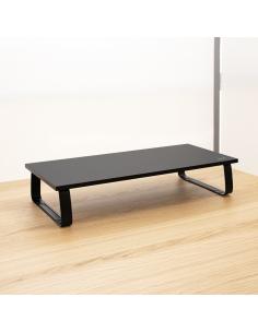 SOPORTE ELEVADOR MADERA PARA MONITORES NEGRO TOOQ TQMR111 2