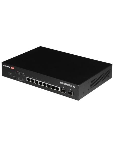 Edimax pro gs-5208plg v2 switch 10xgb poe+ (2xsfp)