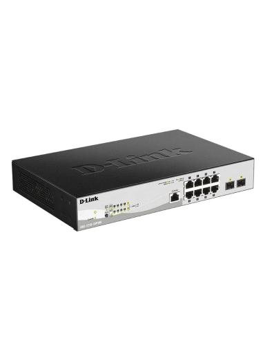 D-link dgs-1210-10p/me/e 10xgb poe+ switch 2xc