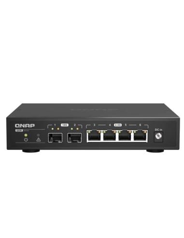 Qnap qsw-2104-2s switch 2x10gbe sfp+ 4x2.5gbe