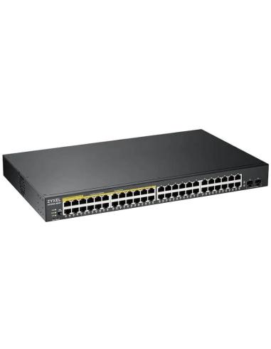 Zyxel gs1900-48hp v2 switch 48xgbe l2 170w rack