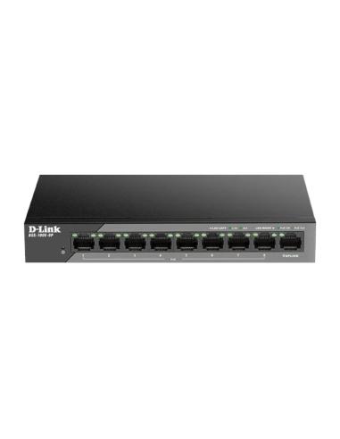 D-link dss-100e-9p switch 9x10/100 lr poe surveill