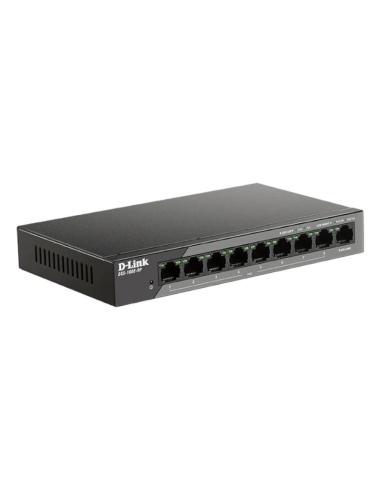 D-link dss-100e-9p switch 9x10/100 lr poe surveill