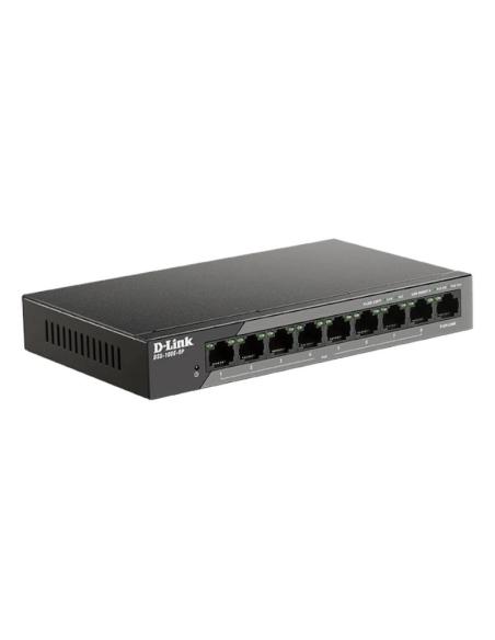 D-link dss-100e-9p switch 9x10/100 lr poe surveill