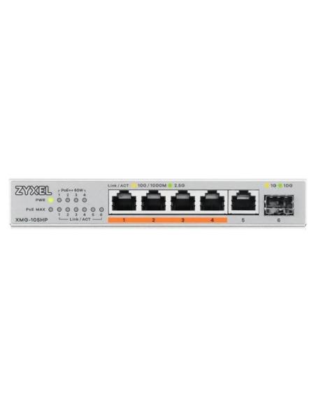 Zyxel xmg-105 switch 5x2,5g 1xsfp+ poe++ desktop