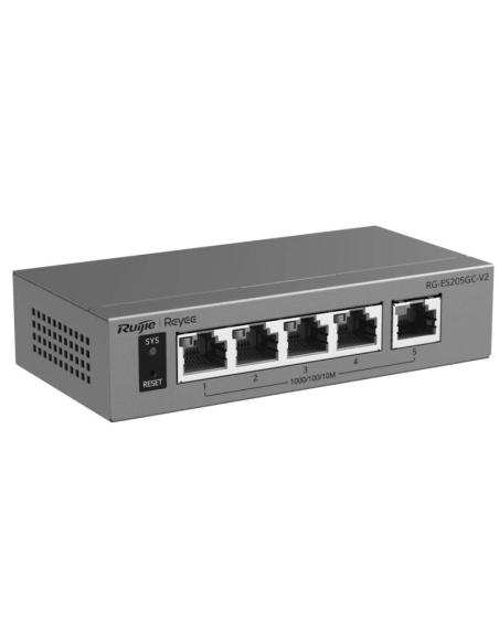 Reyee rg-es205gc-v2 switch cloud 5p gigabit no poe