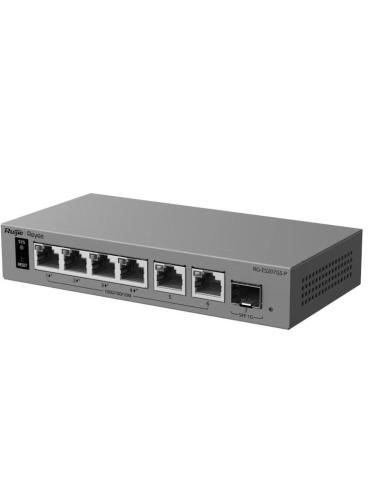 Reyee rg-es207gs-p switch cloud 4p poe + 2p 1g + 1