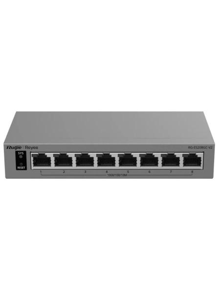 Reyee rg-es208gc-v2 switch cloud 8p 1g