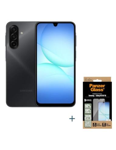 Samsung galaxy a17 5g 128gb 4gb negro+prot panzer