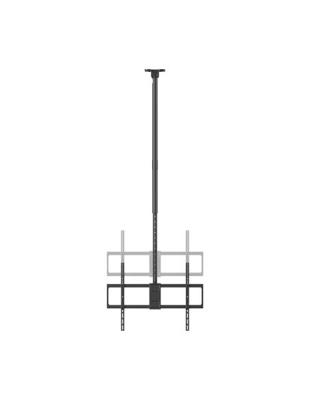 SOPORTE TECHO GIRA INCLI EXTEN NIVELAB TV 80KG 50-100 NEGRO AISENS CT100TSLE-393