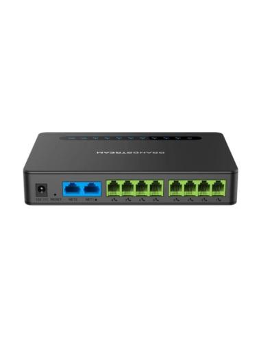 Grandstream ht818 v2 gateway ata 8fxs rj11 2xgbe