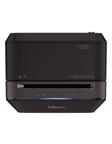 Fellowes destructora lx211 negra microcort 2x12mm