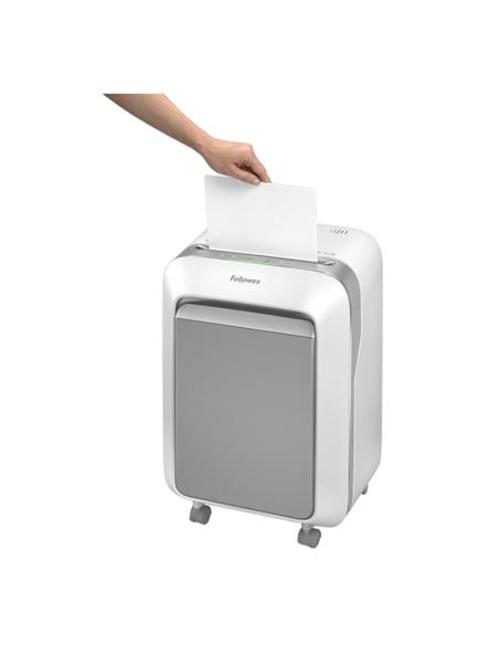 Fellowes destructora lx211 blanca microcor. 2x12mm