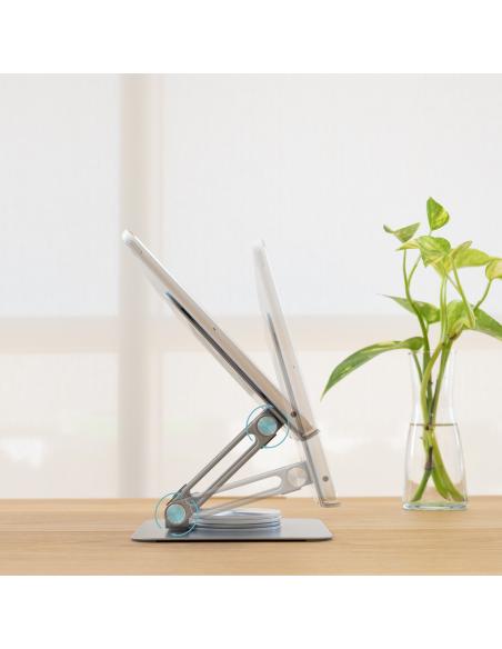 SOPORTE PLEGABLE 360° DISPOSITIVOS HASTA 13 PLATA TOOQ PH-NARVI-S