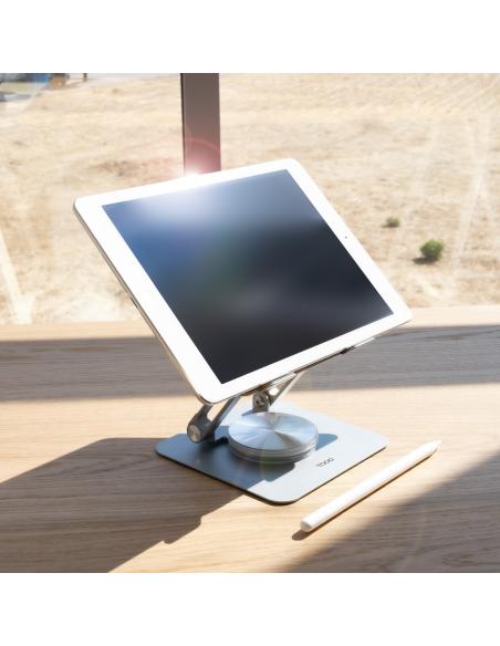 SOPORTE PLEGABLE 360° DISPOSITIVOS HASTA 13 PLATA TOOQ PH-NARVI-S
