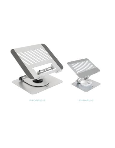 SOPORTE PLEGABLE 360° DISPOSITIVOS HASTA 13 PLATA TOOQ PH-NARVI-S
