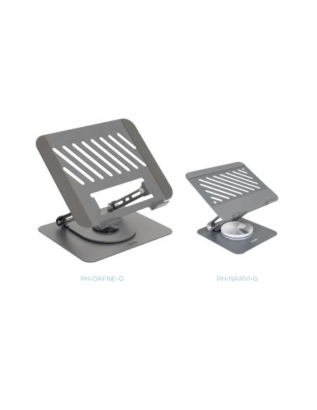 SOPORTE PLEGABLE 360° DISPOSITIVOS HASTA 13 GRIS TOOQ PH-NARVI-G