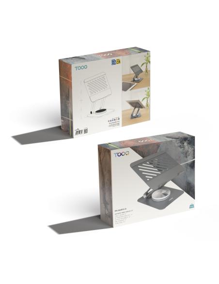 SOPORTE PLEGABLE 360° DISPOSITIVOS HASTA 13 GRIS TOOQ PH-NARVI-G