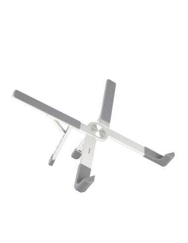 SOPORTE ELEVADOR ALUM. PLEGABLE PORTATILES PLATA TOOQ TQLRS0036-AL