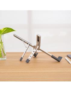 SOPORTE ELEVADOR ALUM. PLEGABLE PORTATILES PLATA TOOQ TQLRS0036-AL 2