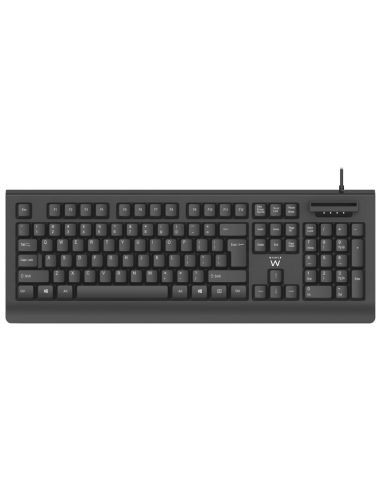 TECLADO EWENT EW3287 PORTUGUES USB CON LECTOR DNI