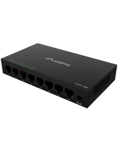 SWITCH LANBERG 8 PTOS 1GB/S GIGABIT ETHERNET DESKTOP 12V SIN GESTION