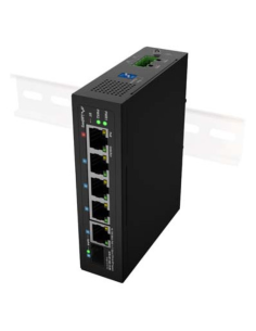 SWITCH LANBERG INDUSTRIAL POE 1XBT 3XAT SFP/ETH DIN FAST ETHERNET SIN GESTION
