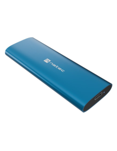 CARCASA SSD NATEC RHINO M.2 NVME LITE USB-C 3.2 GEN 2 AZUL HORIZONTE