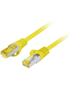 CABLE DE RED LANBERG LATIGUILLO CAT.6A S/FTP LSZH CU 3M AMARILLO FLUKE PASSED