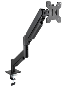 SOPORTE MESA TOOQ DB1340TNR-B GIRA INCLI 1 BRAZO 13-34" NEGRO