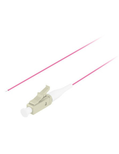 CABLE PIGTAIL FIBRA OPTICA LANBERG LC/UPC OM4 50/125 2M MULTIMODO VIOLETA