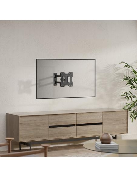 SOPORTE PARED TV 30KG 3 PIVOTES 23-43 GIRA INCLI NEGRO AISENS WT43TSE-413