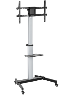 SOPORTE SUELO TV EWENT EW1583 HASTA 86" NEGRO GRIS