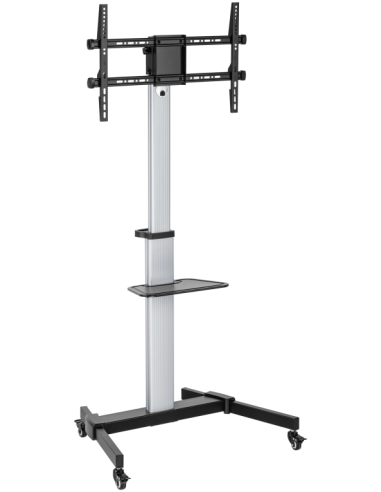 SOPORTE SUELO TV EWENT EW1583 HASTA 86" NEGRO GRIS