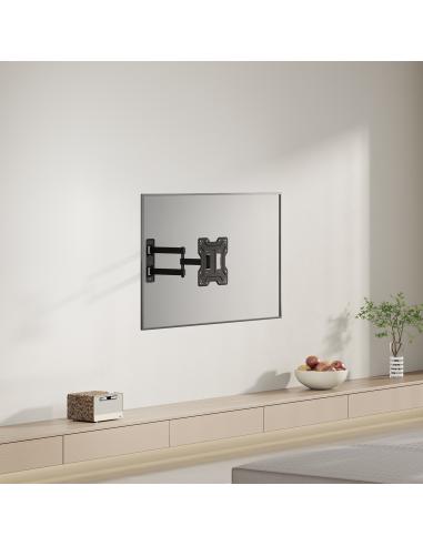 SOPORTE PARED TV 30KG 3 PIVOTES 23-43 GIRA INCLI NEGRO AISENS WT43TSE-413