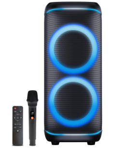 ALTAVOZ DENVER BLUETOOTH BPS-4 70 FUNCION DE LUZ 2 WOOFERS 10"