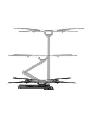 SOPORTE PARED TV 30KG 3 PIVOTES 23-65 GIRA INCLI NEGRO AISENS WT65TSE-417