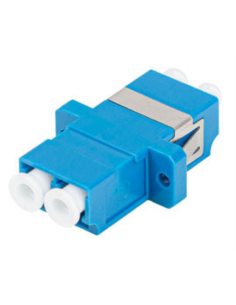 ADAPTADOR FIBRA OPTICA LANBERG LC/UPC MONOMODO DUPLEX AZUL