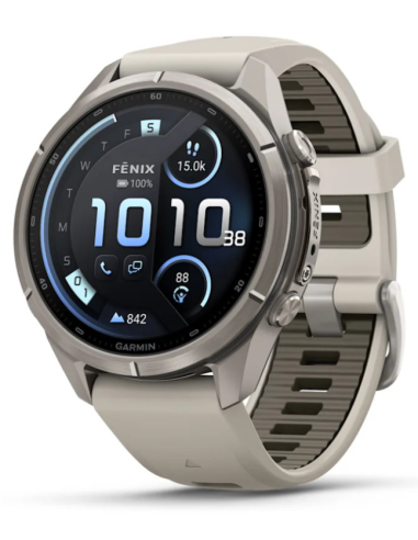 SMARTWATCH GAMIN FENIX 9 PRO 43MM AMOLED LTE TITANIUM GREY BAND